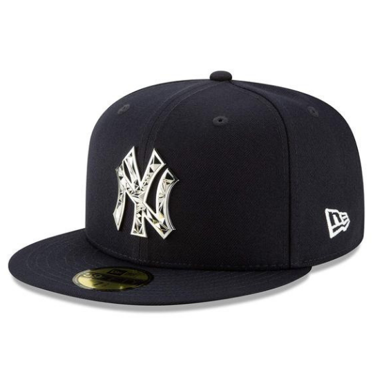 New Era New York Yankees Fractured Metal 59fifty Fitted Hat
