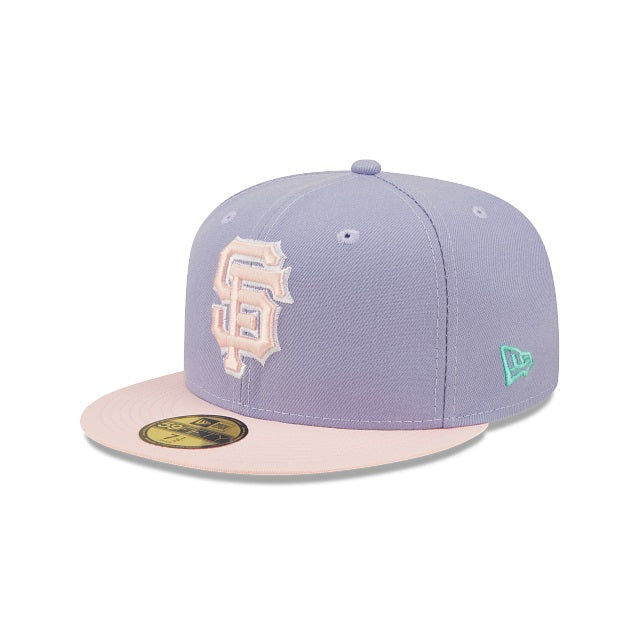 New Era San Francisco Giants 1989 World Series Battle of the Bay Lavender/Pink 59FIFTY Fitted Hat