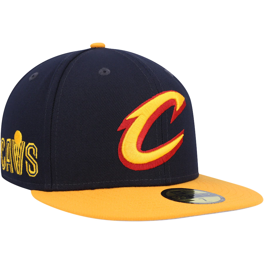 New Era Cleveland Cavaliers Navy/Gold Midnight 59FIFTY Fitted Hat
