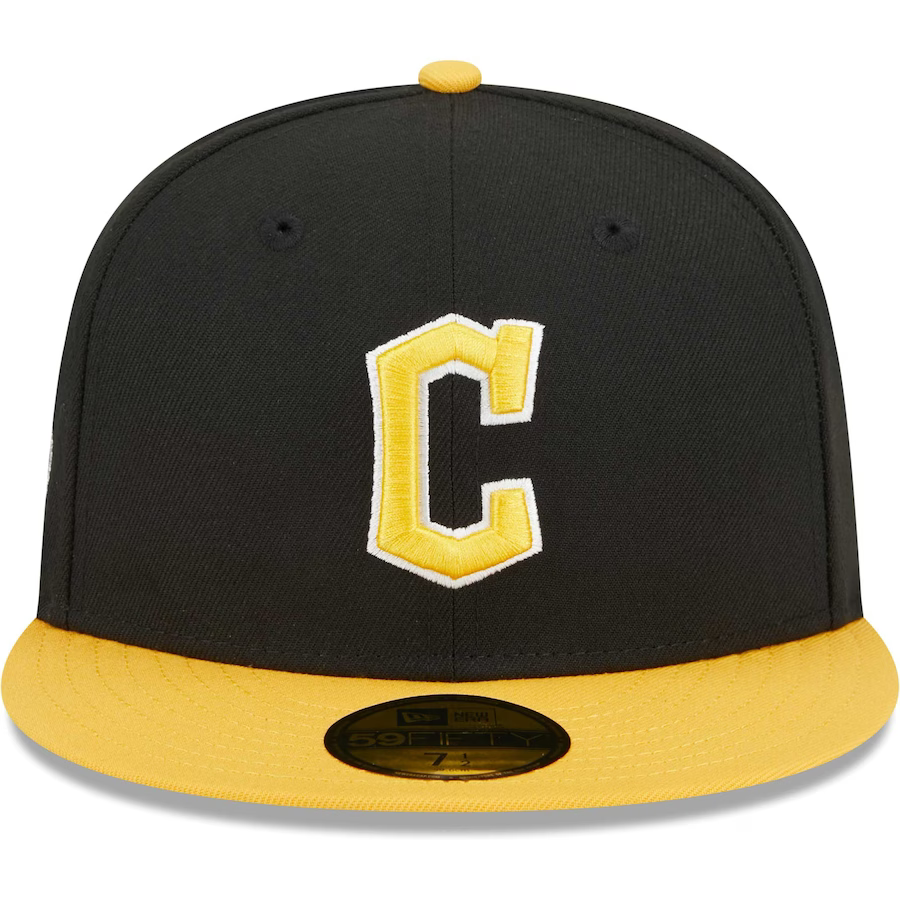 New Era Cleveland Guardians Black/Gold 2023 59FIFTY Fitted Hat