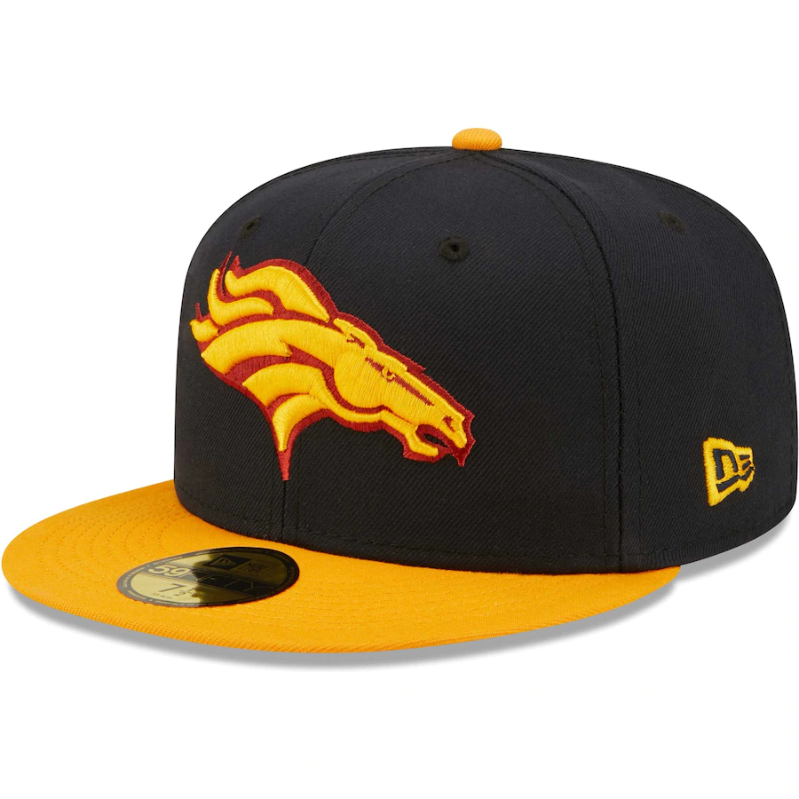New Era Denver Broncos 50th Anniversary Navy/Gold 59FIFTY Fitted Hat