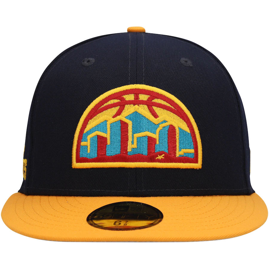 New Era Denver Nuggets Navy/Gold Midnight 59FIFTY Fitted Hat