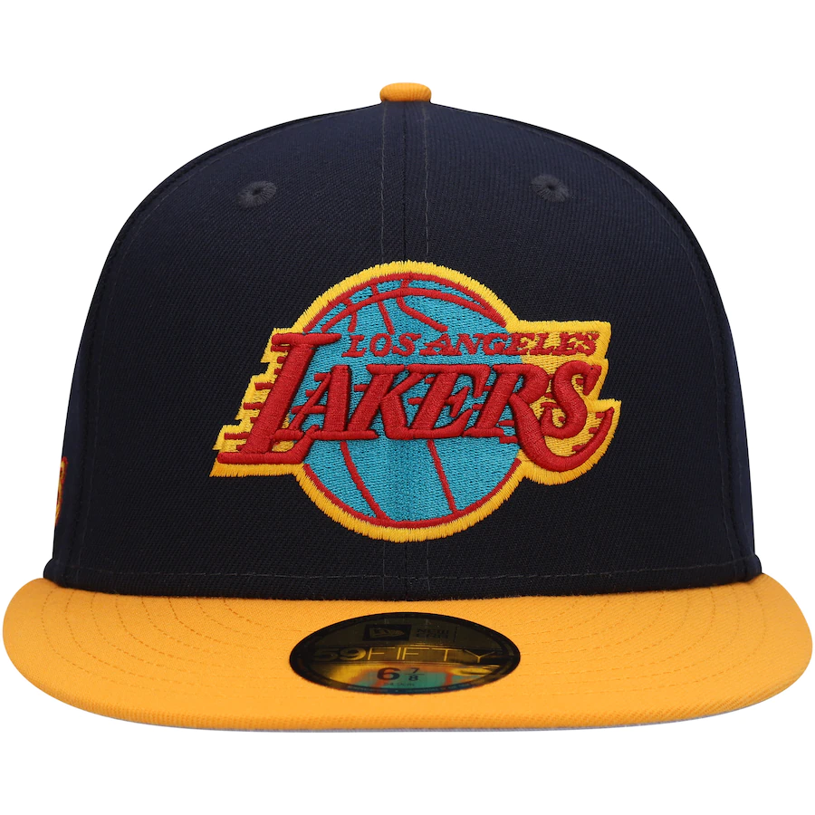 New Era Los Angeles Lakers Navy/Gold Midnight 59FIFTY Fitted Hat
