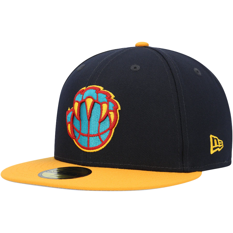 New Era Memphis Grizzlies Navy/Gold Midnight 59FIFTY Fitted Hat