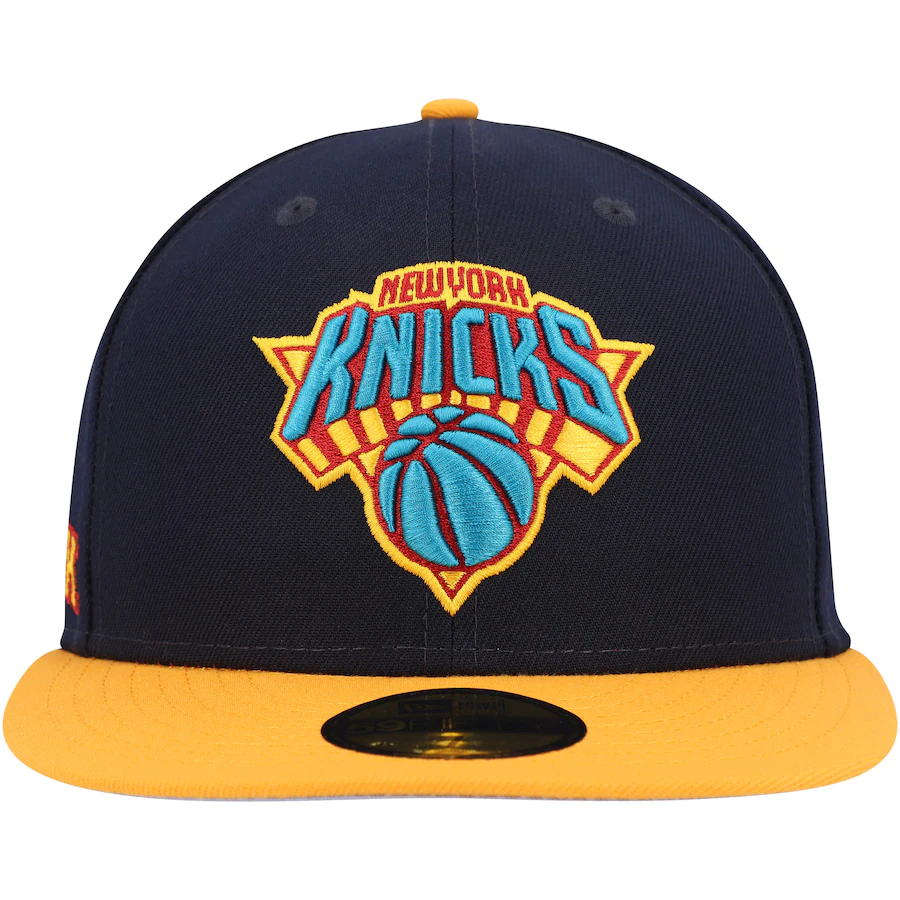 New Era New York Knicks Navy/Gold Midnight 59FIFTY Fitted Hat