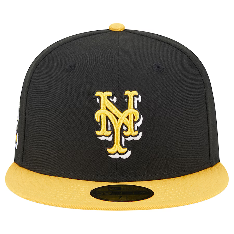 New Era New York Mets Black/Gold 2023 59FIFTY Fitted Hat