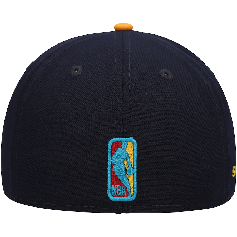 New Era  San Antonio Spurs Navy/Gold Midnight 59FIFTY Fitted Hat