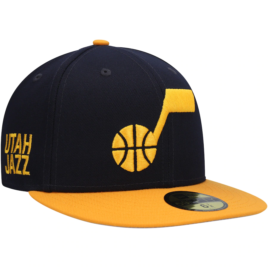 New Era Utah Jazz Navy/Gold Midnight 59FIFTY Fitted Hat