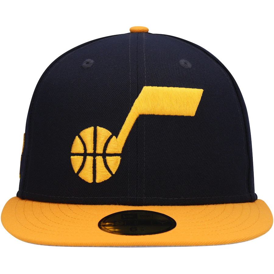 New Era Utah Jazz Navy/Gold Midnight 59FIFTY Fitted Hat