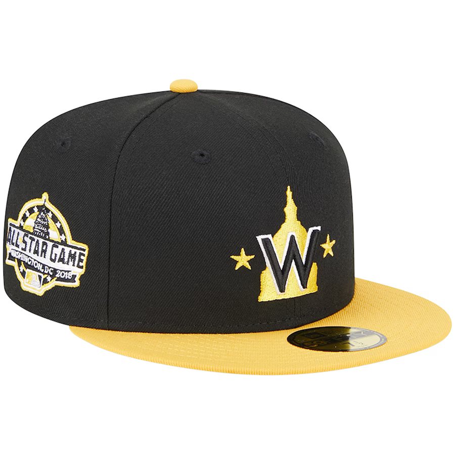 New Era Washington Nationals Black/Gold 2023 59FIFTY Fitted Hat