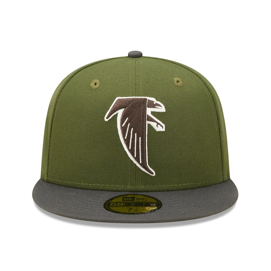 New Era Atlanta Falcons Olive/Graphite Super Bowl XXXIII 59FIFTY Fitted Hat