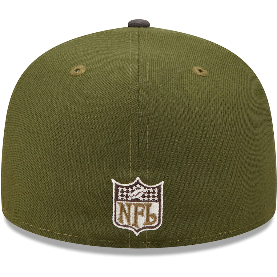 New Era New Orleans Saints Olive/Graphite 1980 Pro Bowl 59FIFTY Fitted Hat