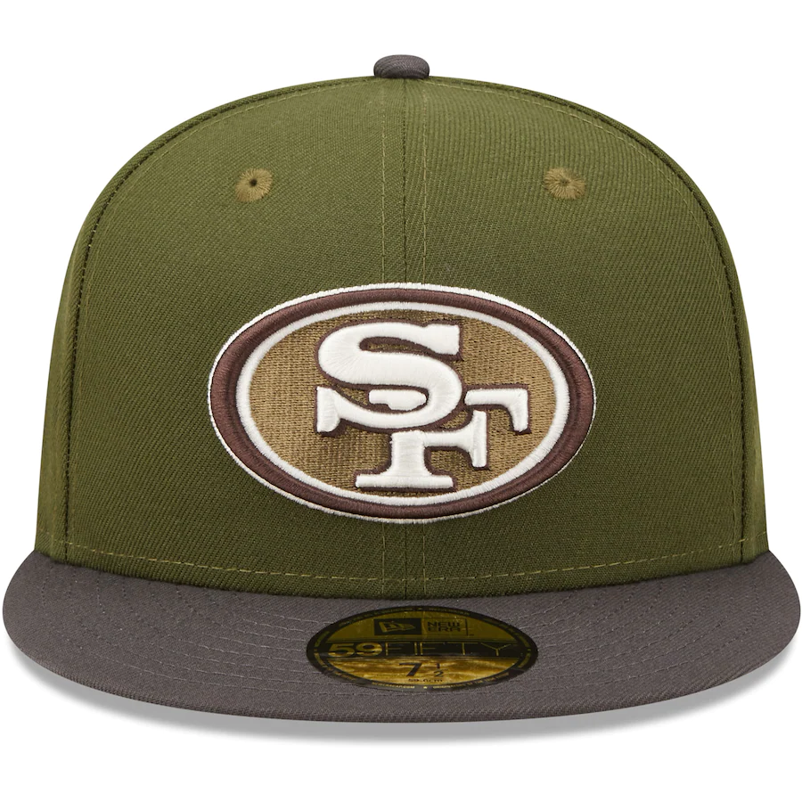 New Era San Francisco 49ers Olive/Graphite 1996 Pro Bowl 59FIFTY Fitted Hat