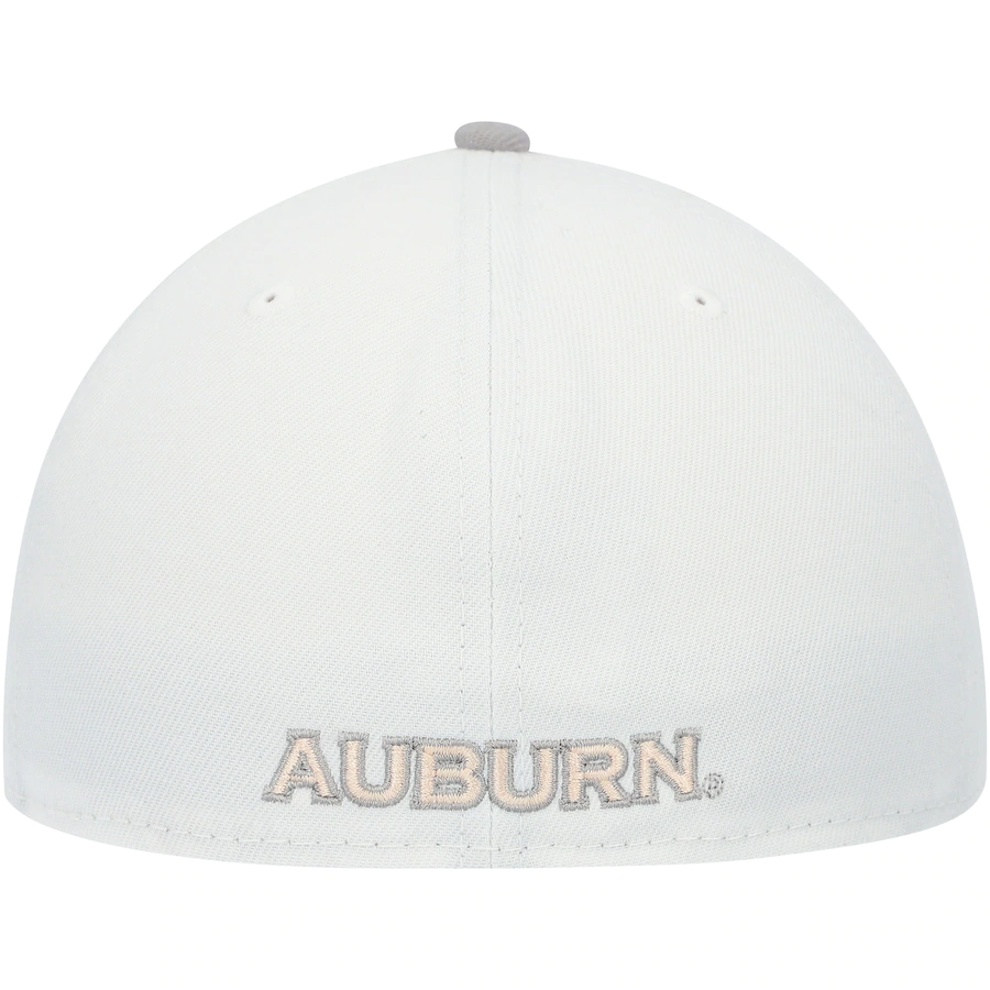 New Era Auburn Tigers White/Gray Neutral Apricot 59FIFTY Fitted Hat