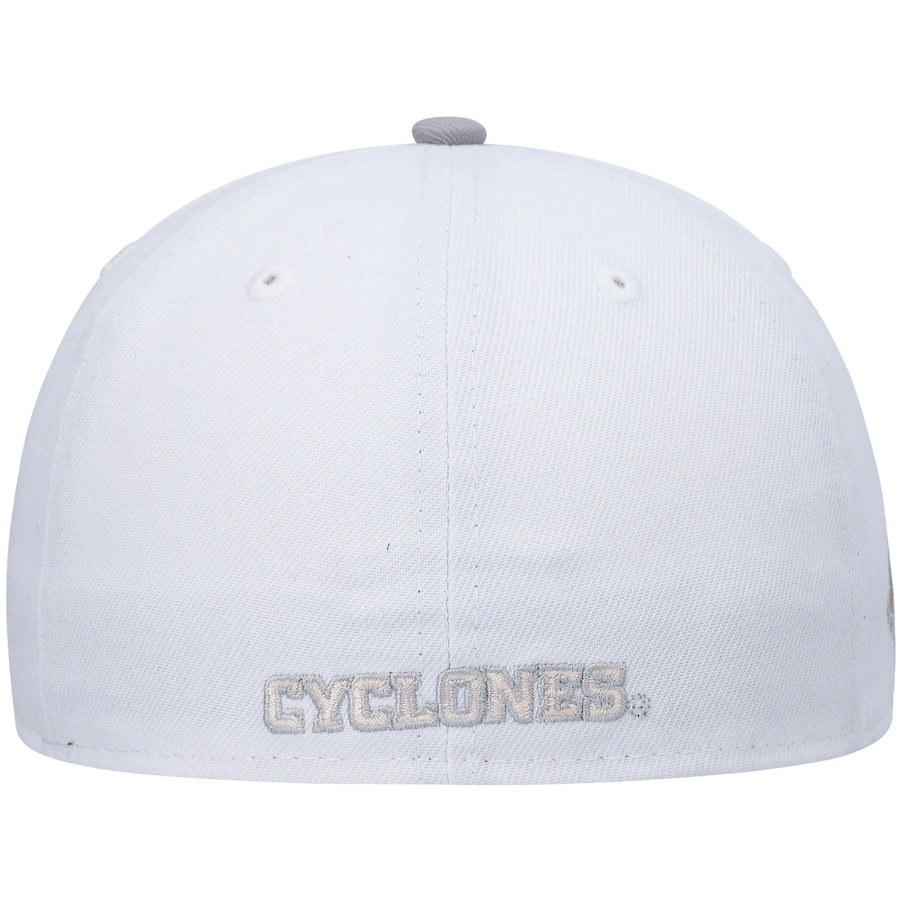 New Era Iowa State Cyclones White/Gray Neutral Apricot 59FIFTY Fitted Hat