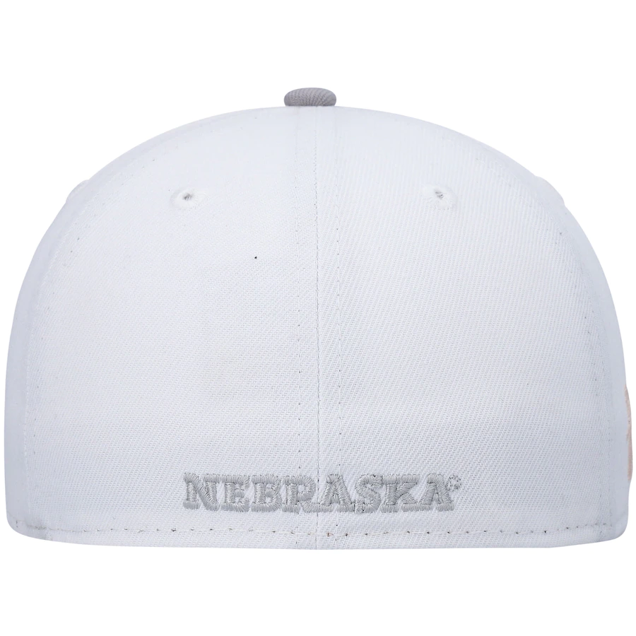 New Era Nebraska Huskers White/Gray Neutral Apricot 59FIFTY Fitted Hat