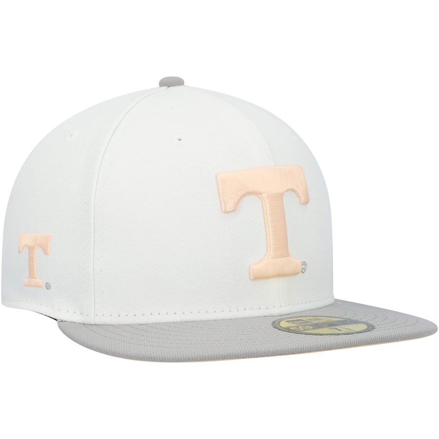 New Era Tennessee Volunteers White/Gray Neutral Apricot 59FIFTY Fitted Hat