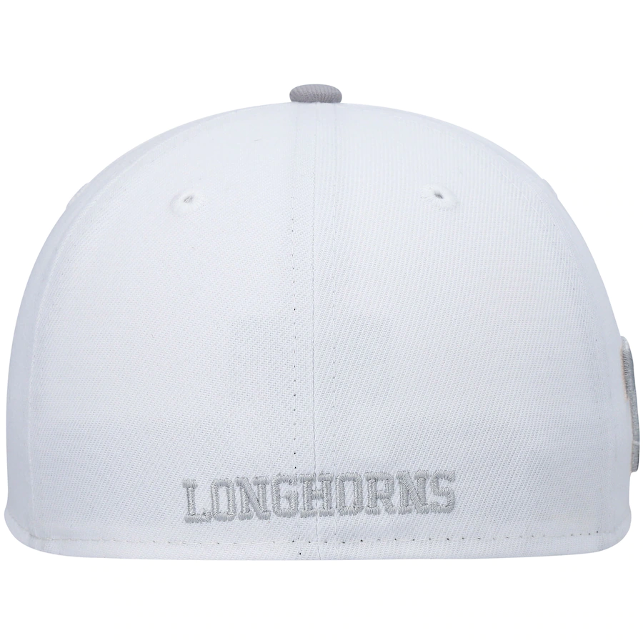 New Era Texas Longhorns White/Gray Neutral Apricot 59FIFTY Fitted Hat