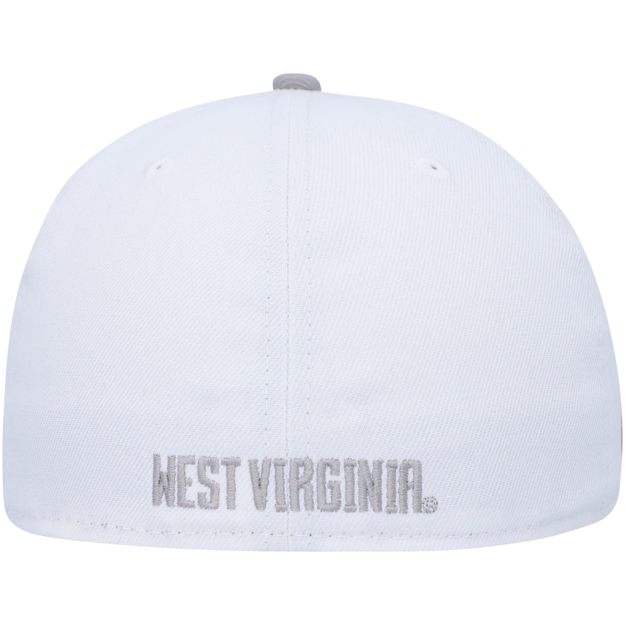 New Era West Virginia Mountaineers White/Gray Neutral Apricot 59FIFTY Fitted Hat