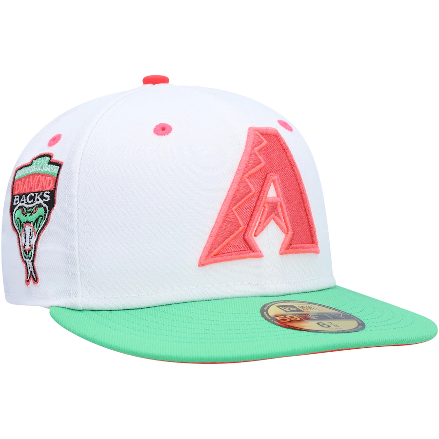 New Era Arizona Diamondbacks Inaugural Season Watermelon Lolli 59FIFTY Fitted Hat