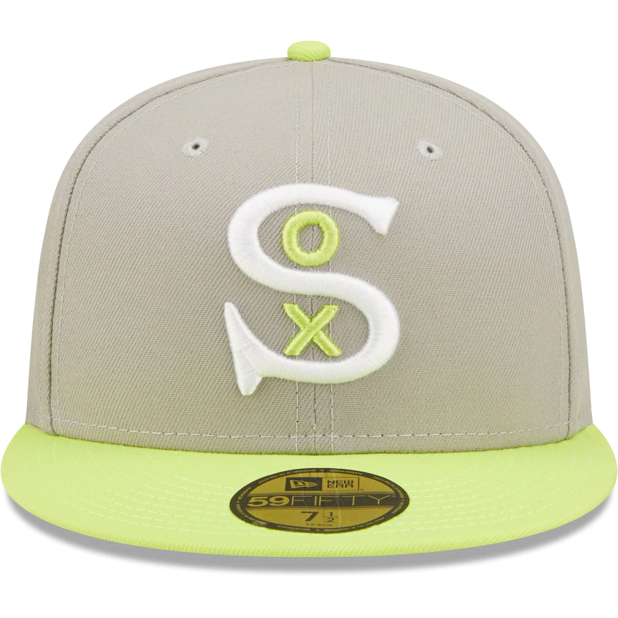 New Era Chicago White Sox Gray/Green 1917 World Series Cyber 59FIFTY Fitted Hat