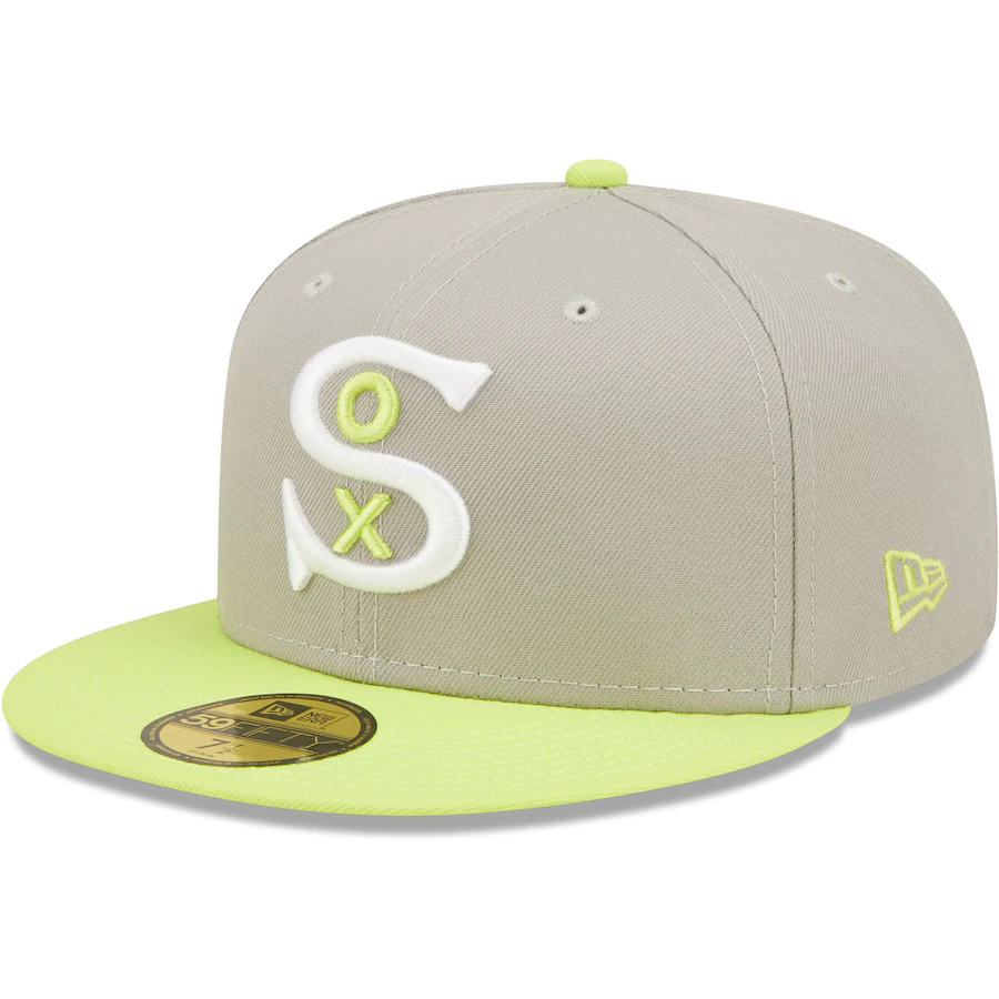 New Era Chicago White Sox Gray/Green 1917 World Series Cyber 59FIFTY Fitted Hat