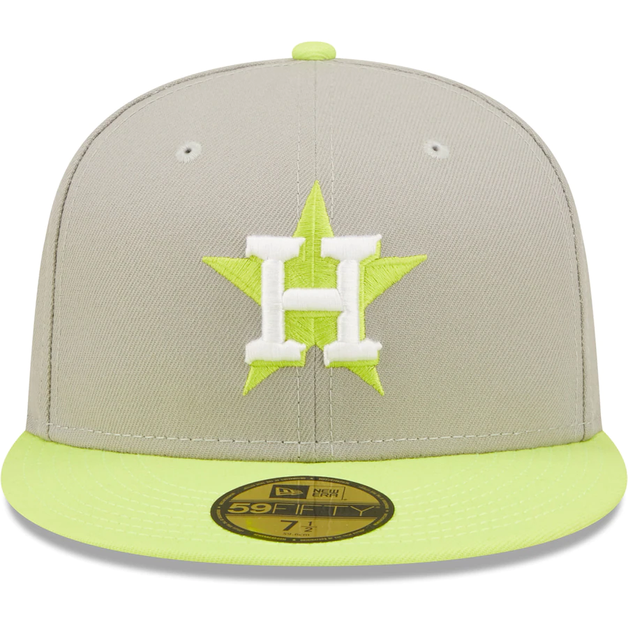 New Era Houston Astros Gray/Green 50th Anniversary Cyber 59FIFTY Fitted Hat
