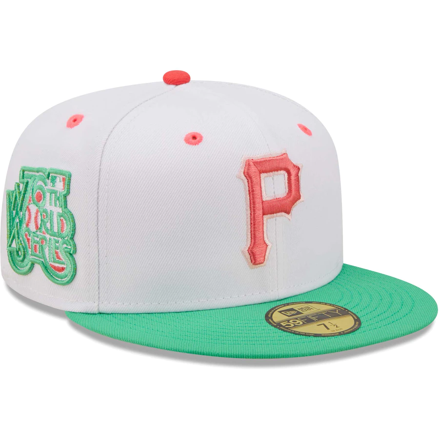 New Era Pittsburgh Pirates 76th World Series Watermelon Lolli 59FIFTY Fitted Hat