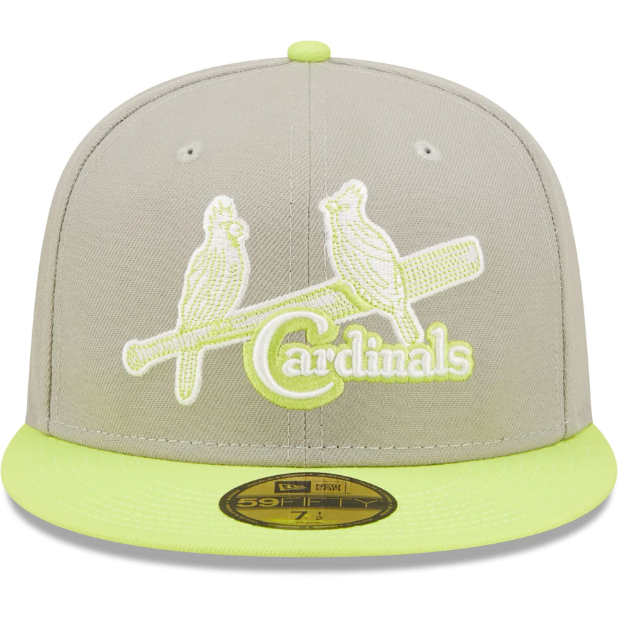 New Era St. Louis Cardinals Gray/Green 1934 World Series Cyber 59FIFTY Fitted Hat