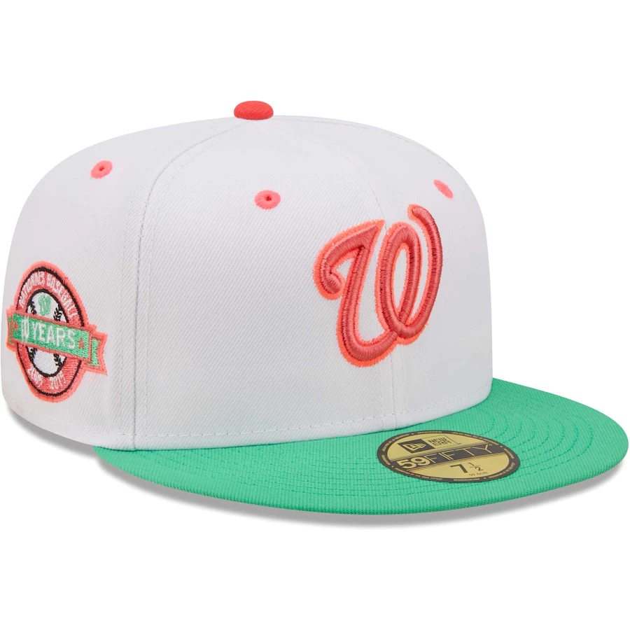 New Era Washington Nationals 10th Anniversary Watermelon Lolli 59FIFTY Fitted Hat