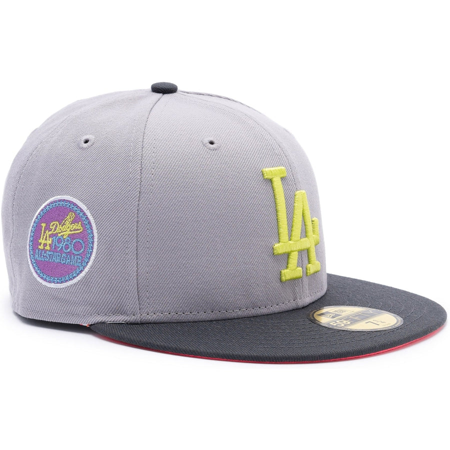 New Era Los Angeles Dodgers Grey/Neon 1980 All-Star Game 59FIFTY Fitted Hat