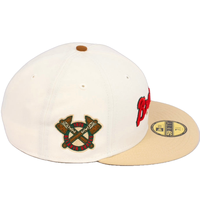 New Era Atlanta Braves 1876 Alternate Logo 'Eggnog Pack' 59FIFTY Fitted Hat