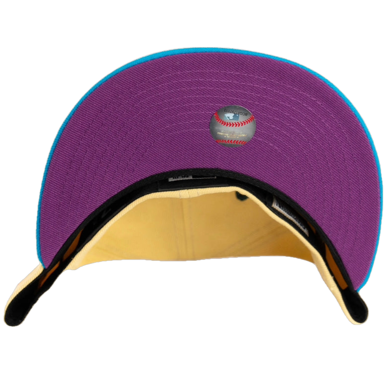 New Era Atlanta Braves Vegas Gold/Blue 1996 World Series Purple UV 59FIFTY Fitted Hat