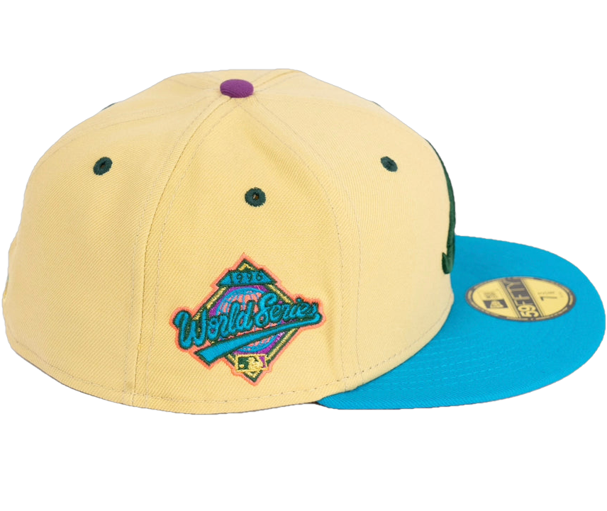 New Era Atlanta Braves Vegas Gold/Blue 1996 World Series Purple UV 59FIFTY Fitted Hat
