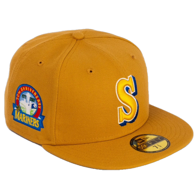 New Era Seattle Mariners 'Movie Pack' Panama tan 30th Anniversary 59FIFTY Fitted Hat