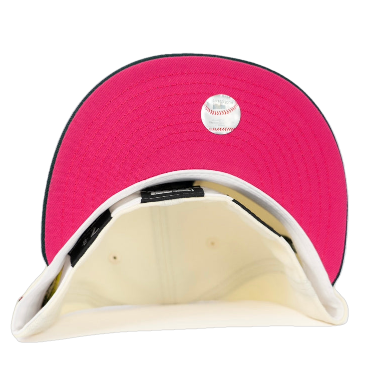 New Era Seattle Mariners Chrome/Dark Green Hot Pink UV 30th Anniversary 59FIFTY Fitted Hat