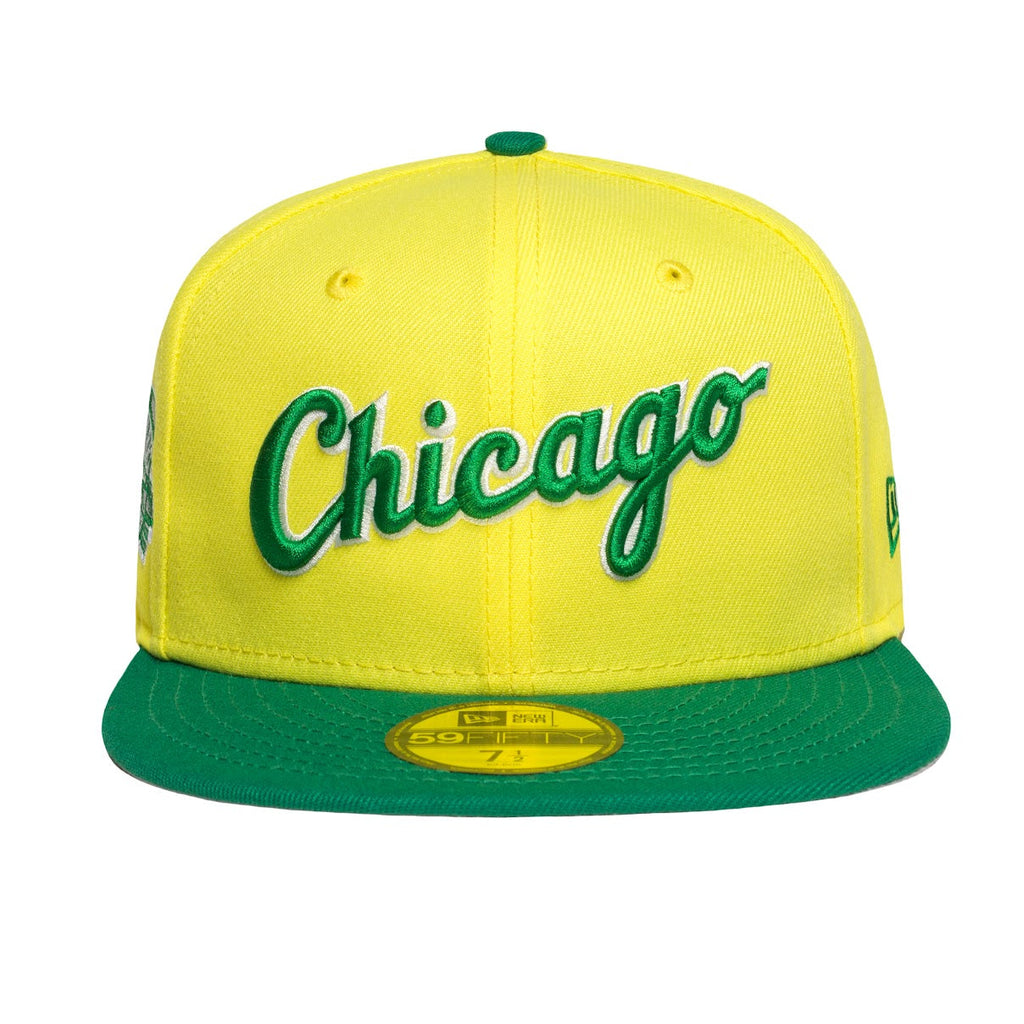 New Era x Leaders 1354 Chicago White Sox "Key Lime Pie" Comiskey Park Inaugural Year 59FIFTY Fitted Hat