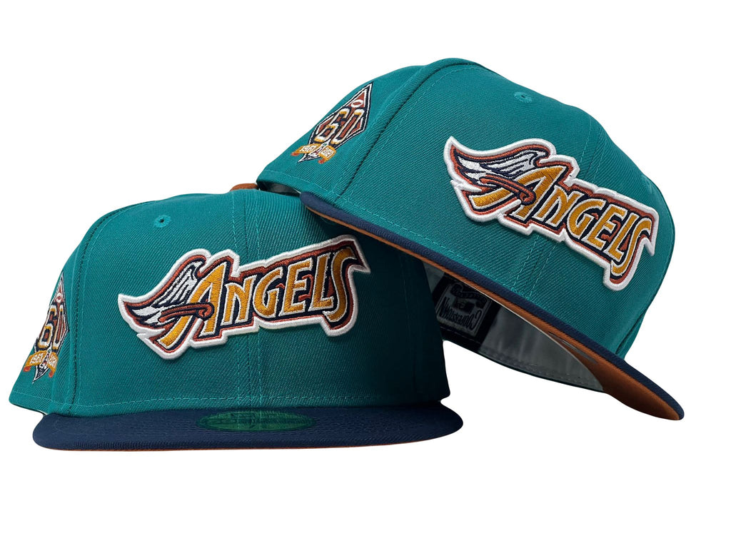 New Era Los Angeles Angels 60th Anniversary "Galaxy Part 2" Rust Orange UV 59FIFTY Fitted Hat