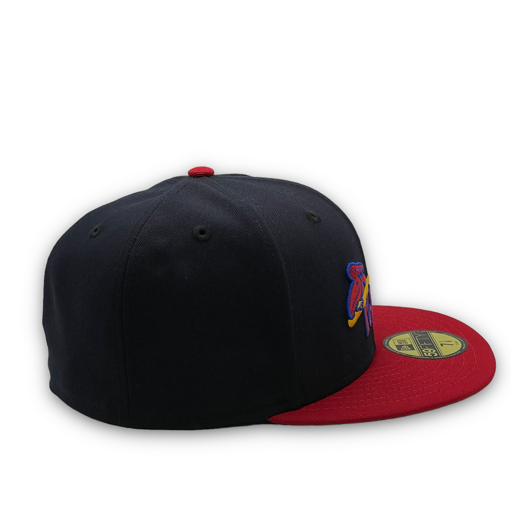 New Era New Orleans Pelicans 1942 Jersey Front Navy/Red 59FIFTY Fitted Hat