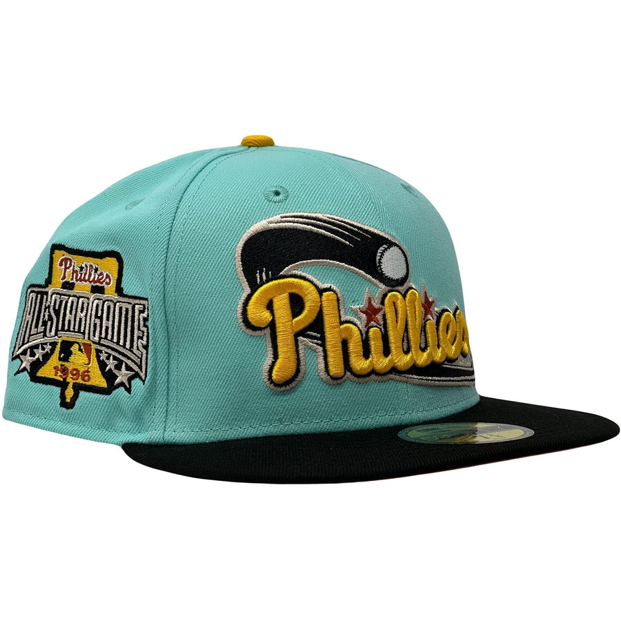 New Era Philadelphia Phillies 1996 All-Star Game Blue Tint/Yellow/Black 59FIFTY Fitted Hat