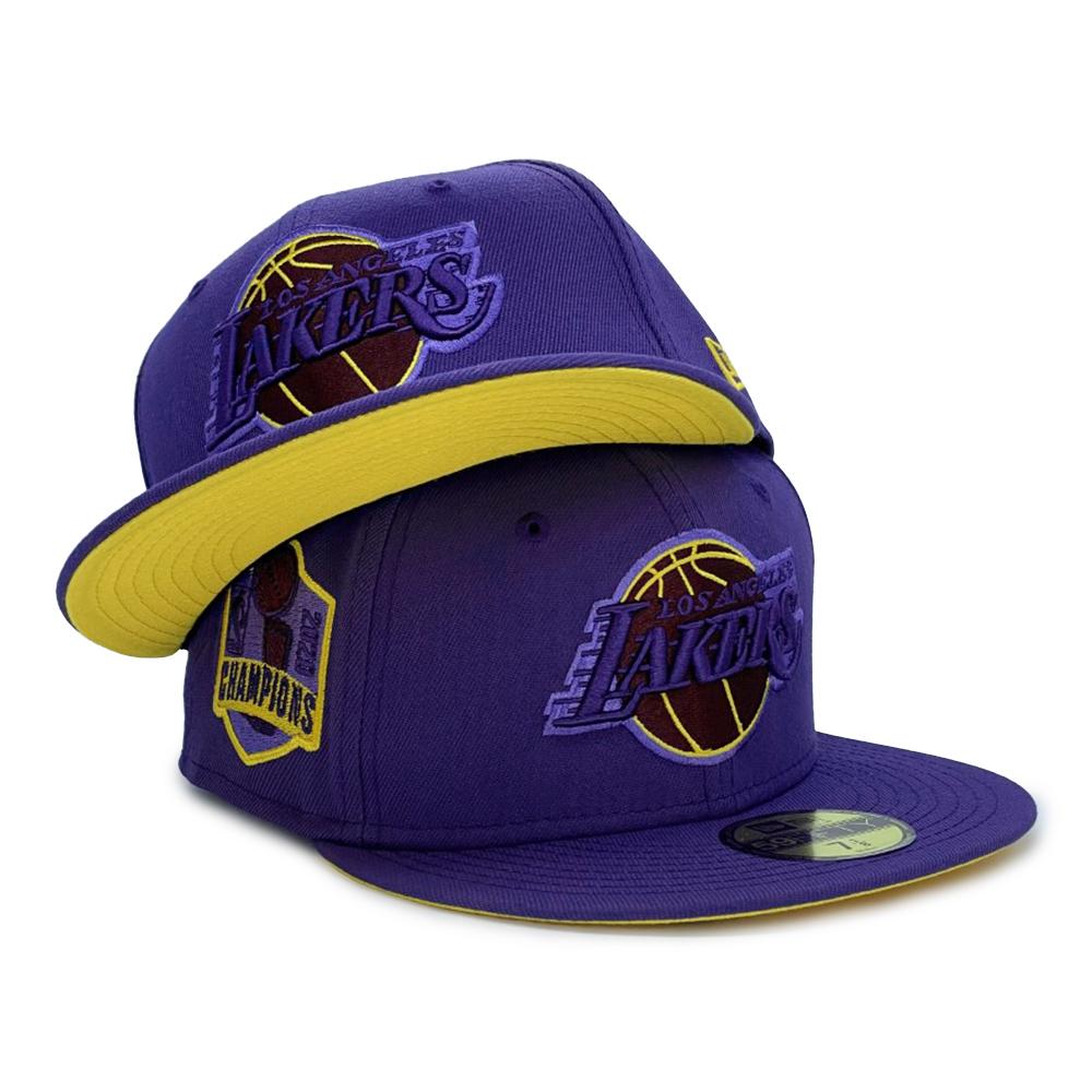 New Era Los Angeles Lakers Purple/Yellow 2020 Champions 59FIFTY Fitted Hat