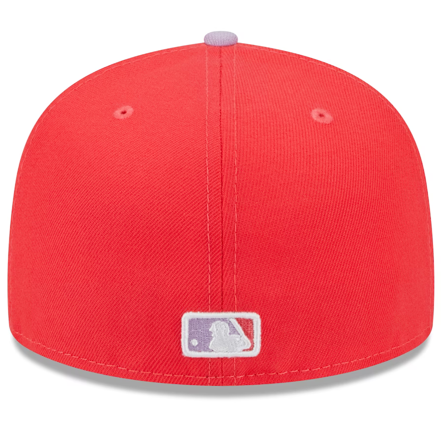 New Era Atlanta Braves Spring Red/Lavender 2023 59FIFTY Fitted Hat
