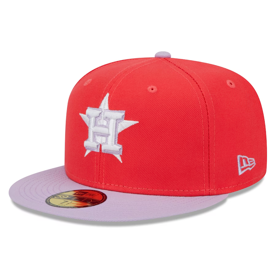 New Era Houston Astros Spring Red/Lavender 2023 59FIFTY Fitted Hat
