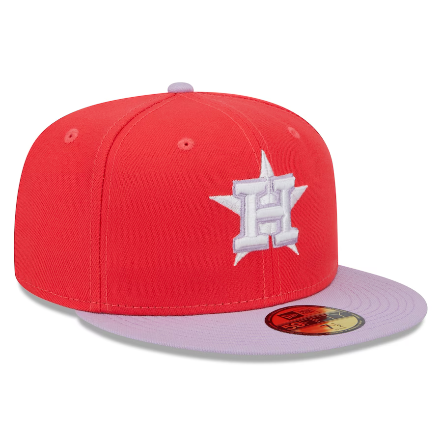 New Era Houston Astros Spring Red/Lavender 2023 59FIFTY Fitted Hat