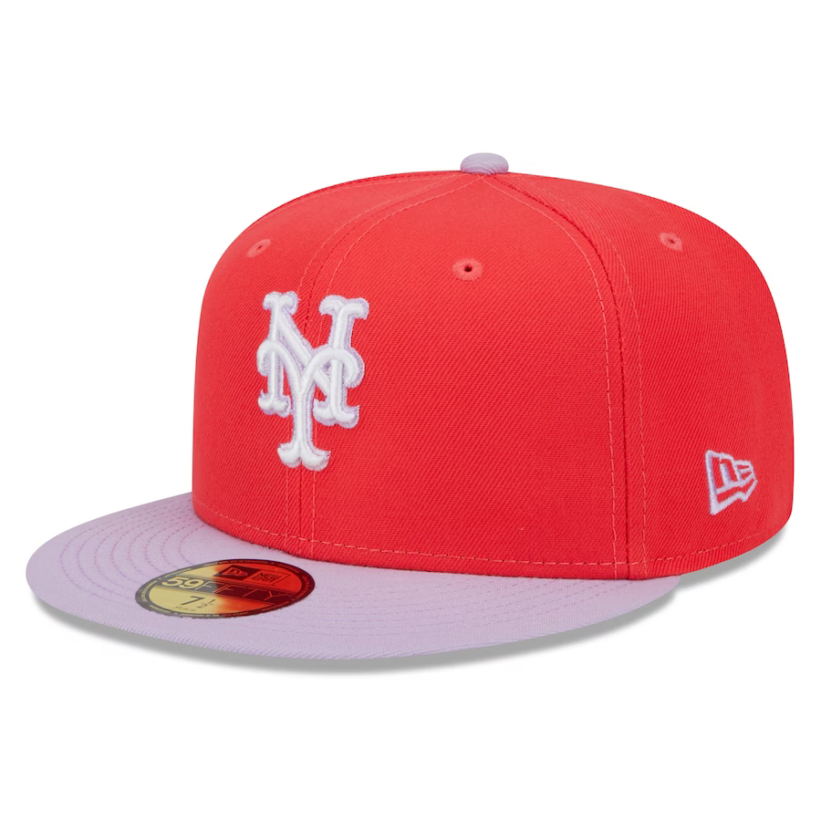 New Era New York Mets Spring Red/Lavender 2023 59FIFTY Fitted Hat
