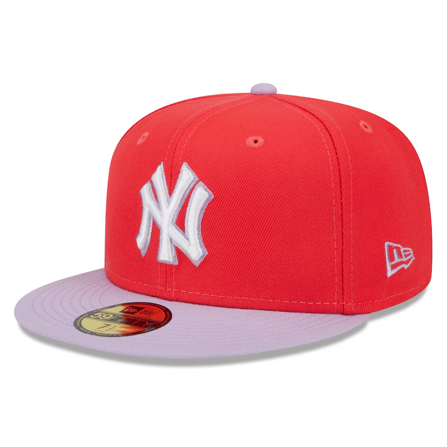 New Era New York Yankees Spring Red/Lavender 2023 59FIFTY Fitted Hat