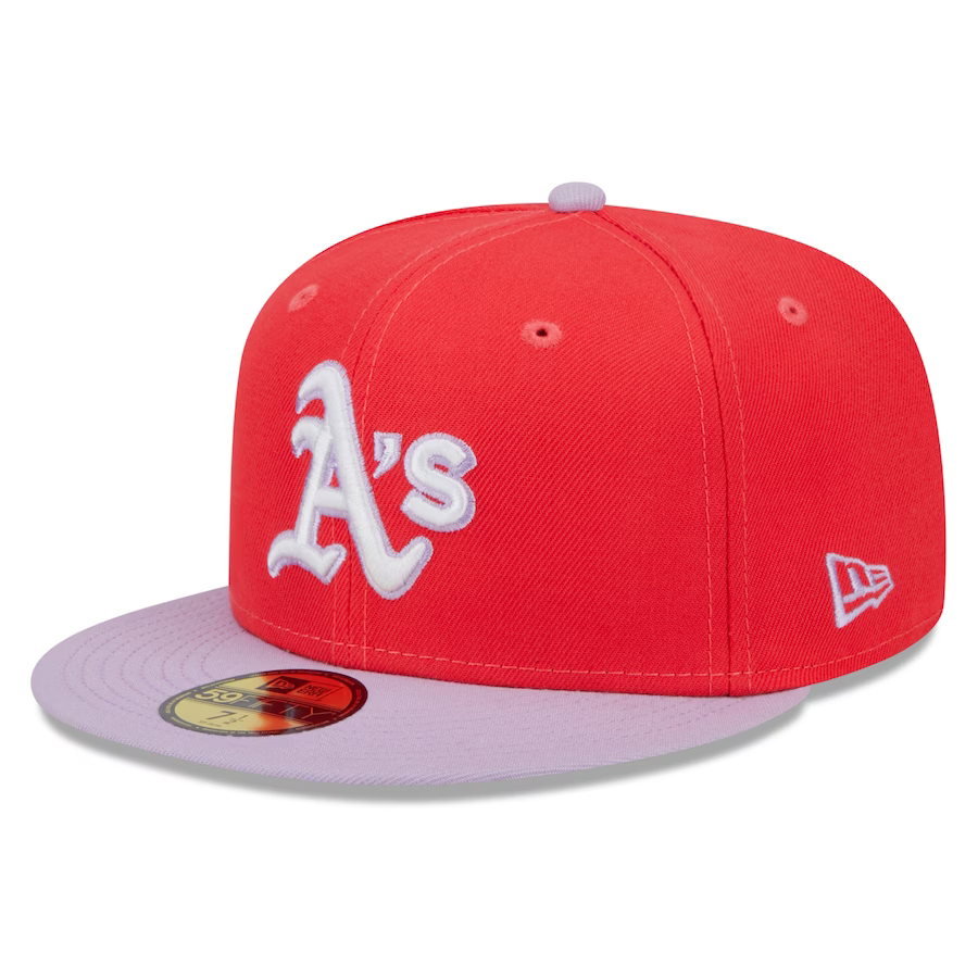 New Era Oakland Athletics Spring Red/Lavender 2023 59FIFTY Fitted Hat