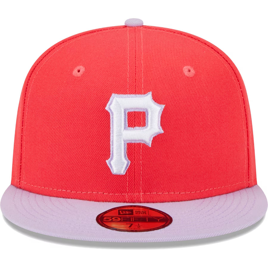 New Era Pittsburgh Pirates Spring Red/Lavender 2023 59FIFTY Fitted Hat