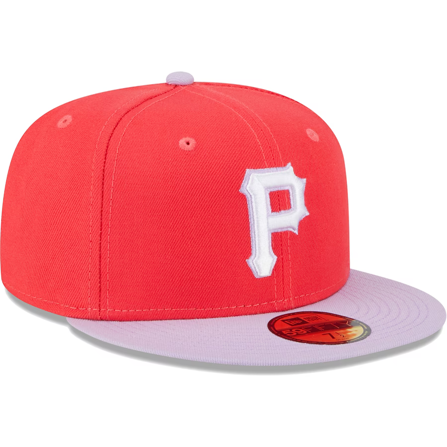 New Era Pittsburgh Pirates Spring Red/Lavender 2023 59FIFTY Fitted Hat