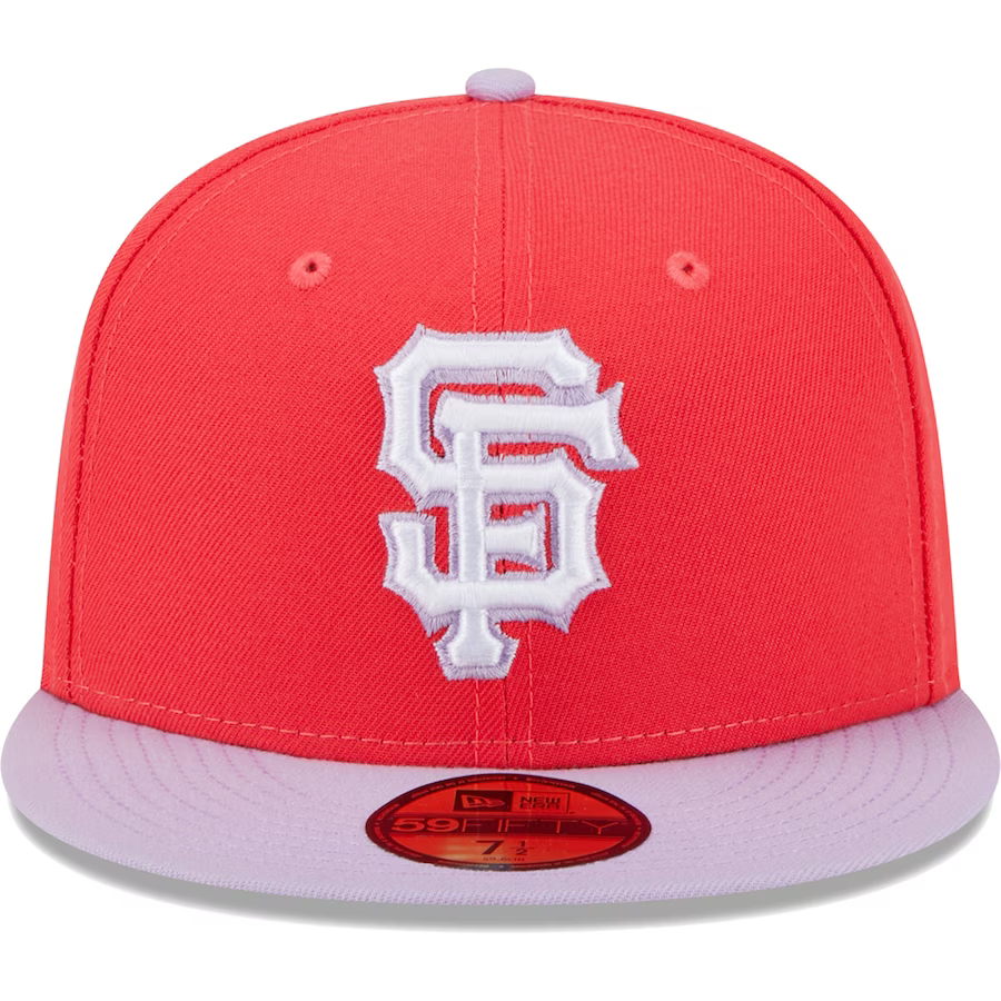 New Era San Francisco Giants Spring Red/Lavender 2023 59FIFTY Fitted Hat